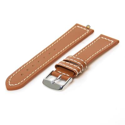 Horlogeband 20mm bruin