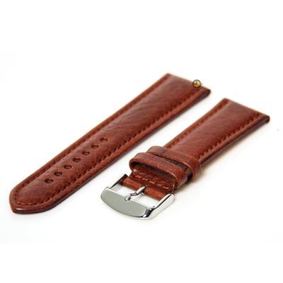 Horlogeband 20mm bruin