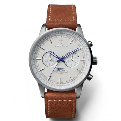 Triwa horloge Ivory Nevil Brown Sewn Classic