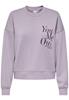 Onlbest l/s print crew neck swt Nirvana You me