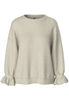 Pcjimma ls o-neck cuff knit pwp bc Birch
