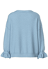 Pcjimma ls o-neck cuff knit pwp bc Airy blue