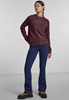 Pcjuliana ls o-neck knit noos bc Tawny port