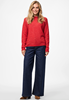 Pcjuliana ls o-neck knit noos bc Goji berry