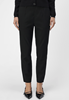Objlisa slim pant aop noos Black grey