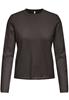 Onlloyal 2/4 o-neck pullover knt Chocolate torte