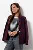 Studio Anneloes Mari bonded blazer 13352 Blackberry