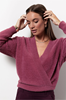 Studio Anneloes Nuri wrap pullover 13400 Vintage Berry