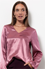 Studio Anneloes Madison satin top 13368 Vintage Berry