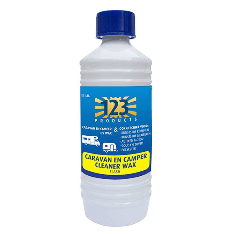 123 Products Flash caravan en camper cleaner wax 0,5 liter