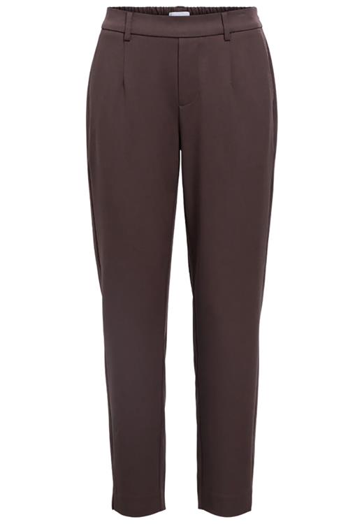 NOOS - Objlisa SLIM pant noos Seal brown