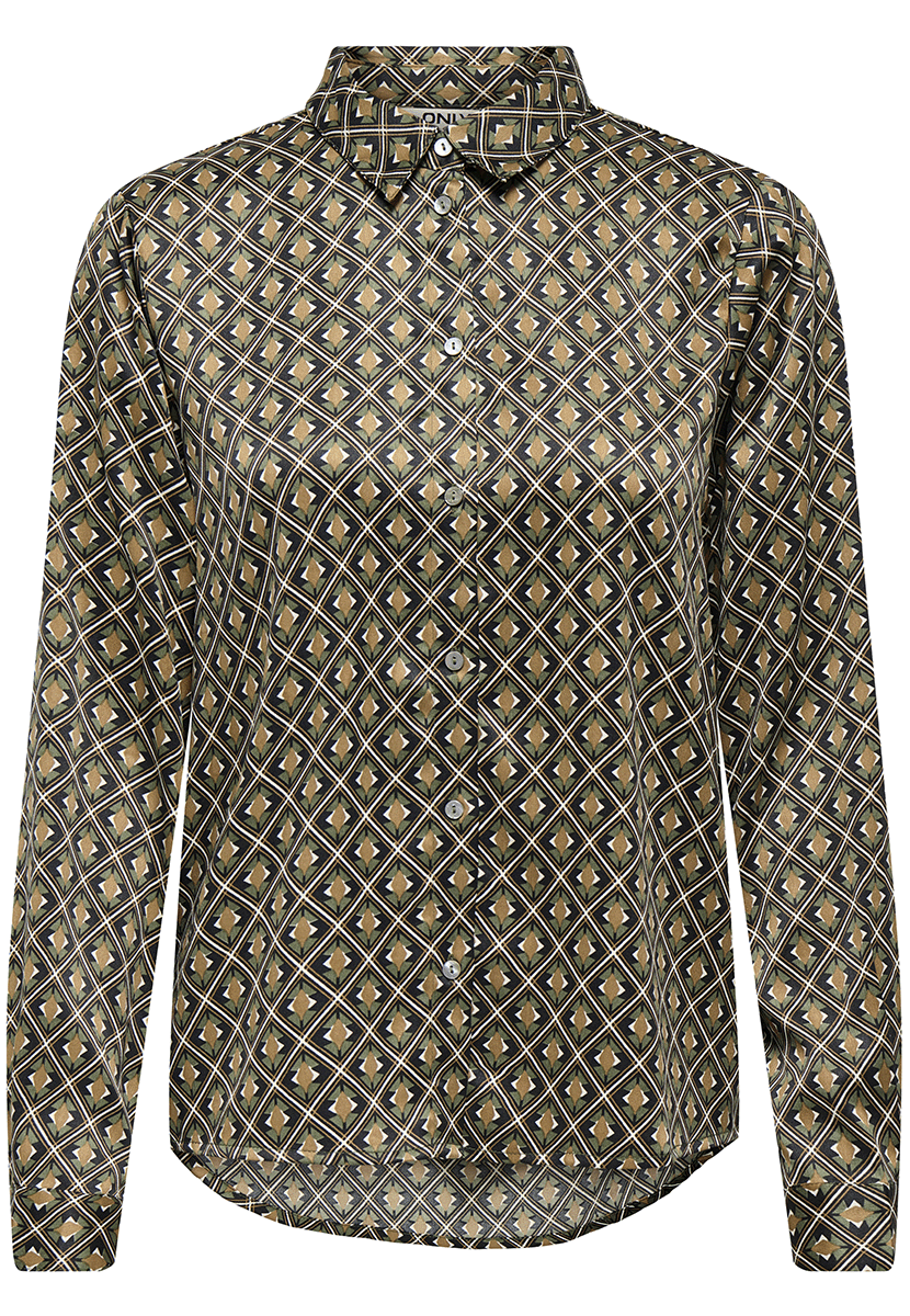 Onljane life l/s shirt wvn Kalamata geometric rotate