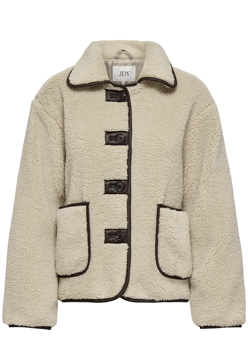 Jdynoella life teddy jacket otw noos Cement