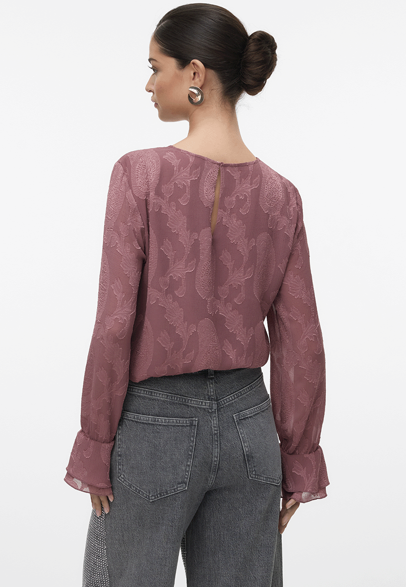 Vmmishi ls top wvn Rose brown