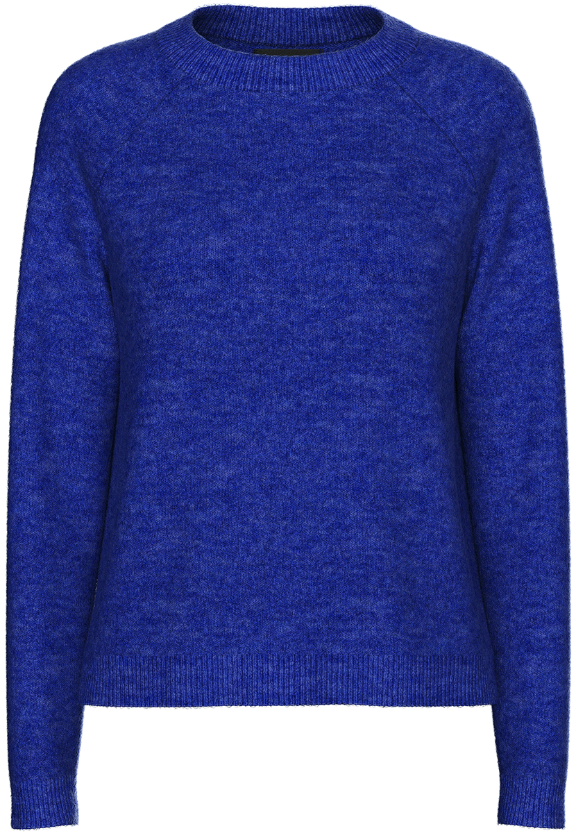 Pcjuliana ls o-neck knit noos bc Bluing
