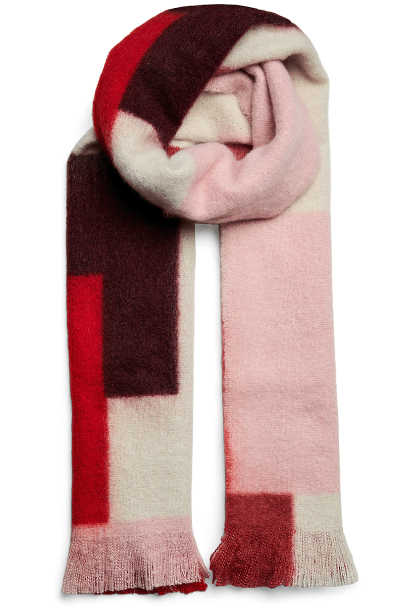 Pcnappi long scarf bc Tawny port goji berry