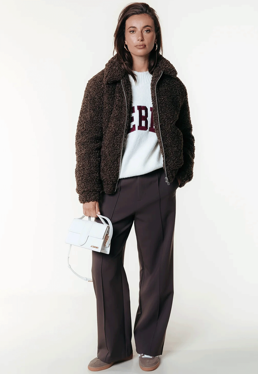 Colourful rebel rebel crewneck knitted sweater Off white