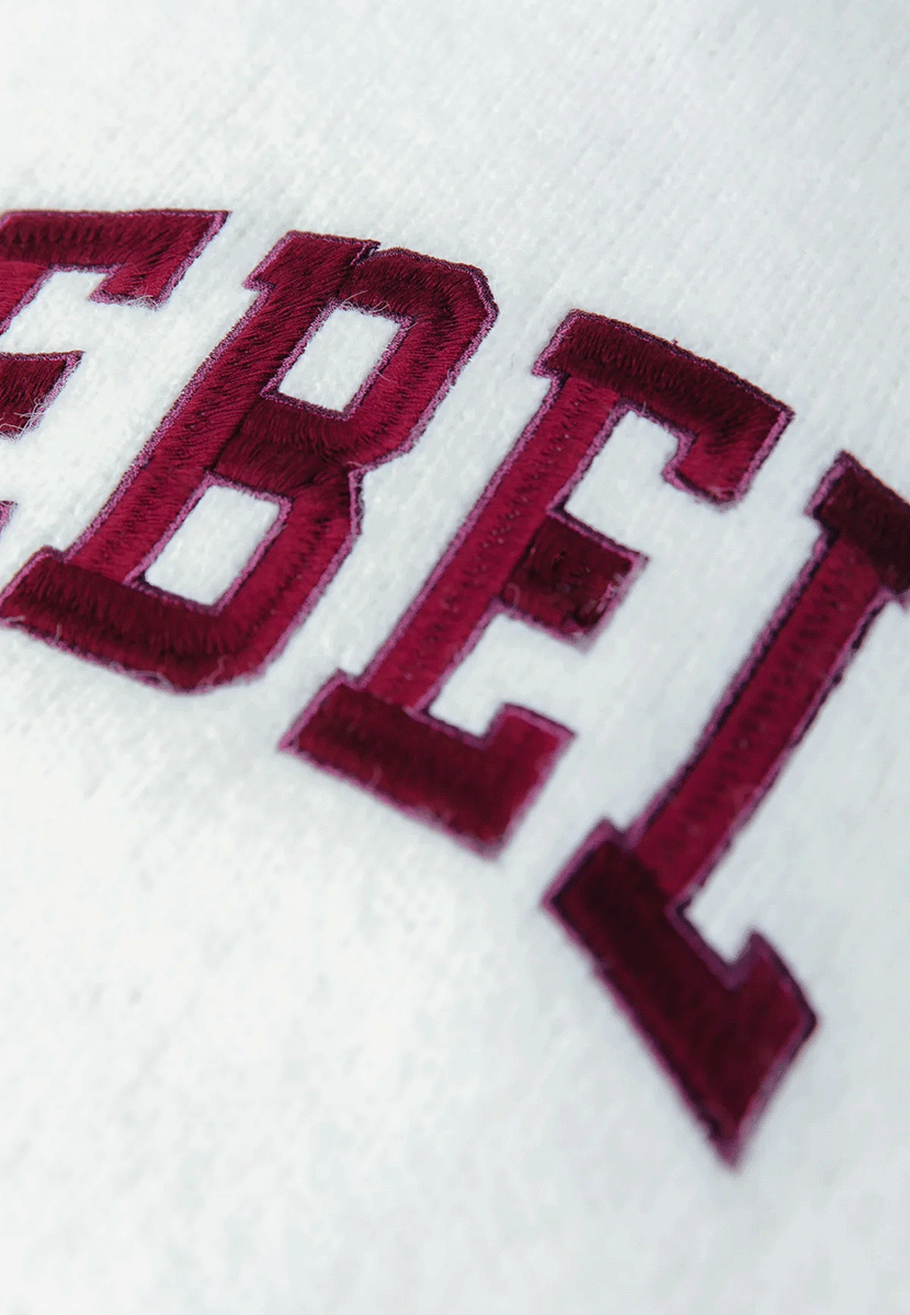 Colourful rebel rebel crewneck knitted sweater Off white