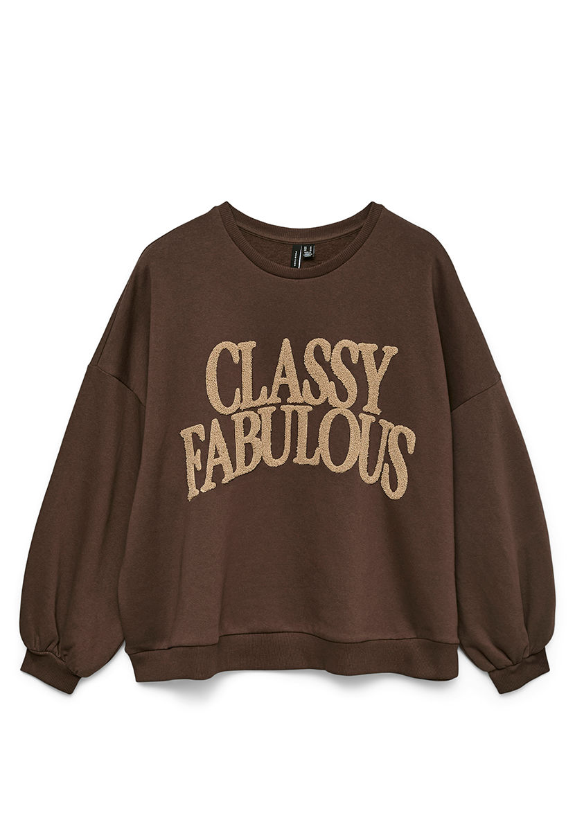 VMFABIA SL BRUSHED SWEAT EXP Chocolate Torte BIRCH CLASSY FABULOUS