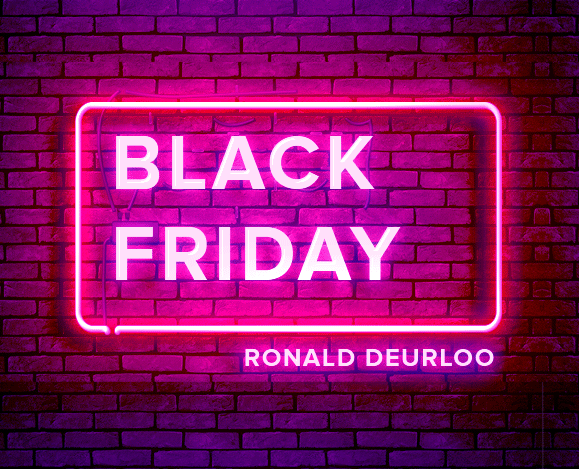 Mega Black Friday Online t/m 60% Ronald Deurloo