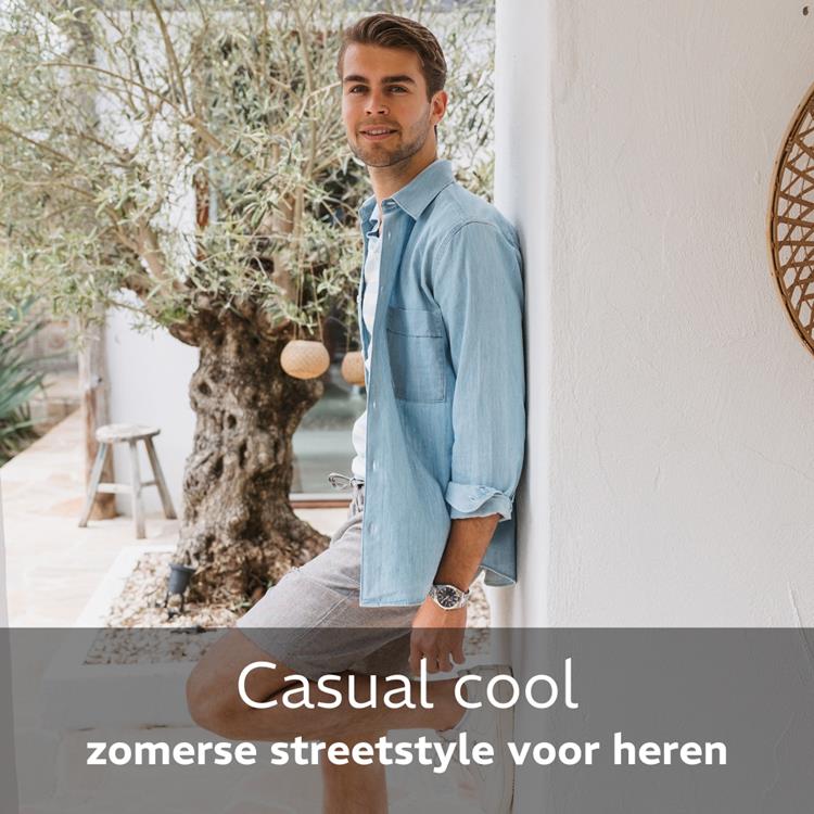 Casual cool; zomerse streetstyle voor heren