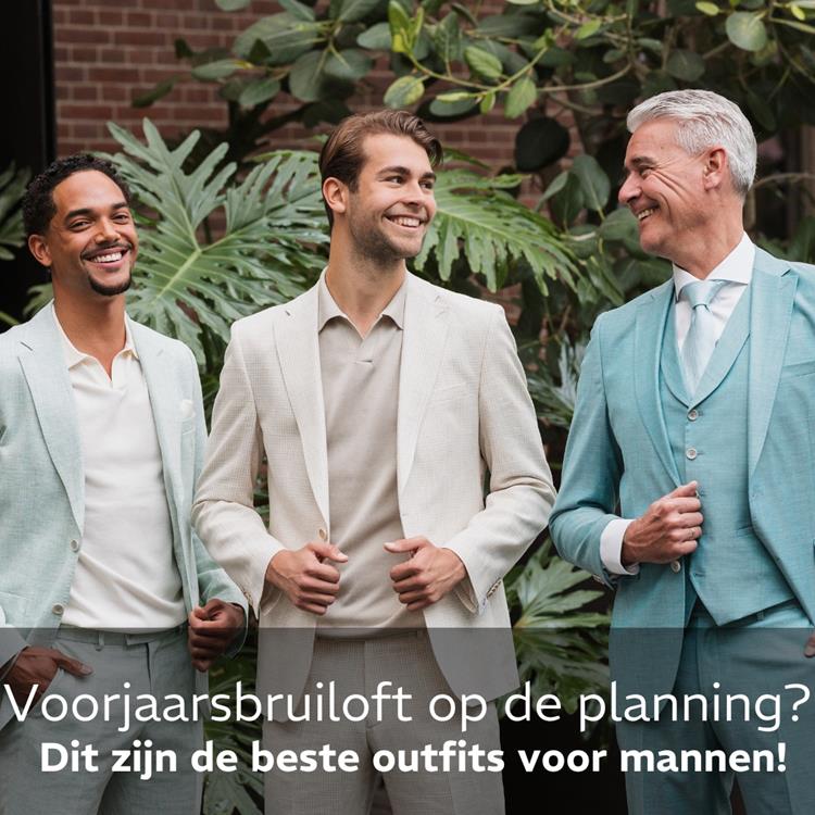 Voorjaarsbruiloft op de planning? Dit zijn de beste outfits voor mannen