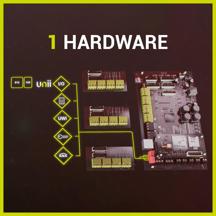 1 hardware: UNii is zeer efficiënt gebleken voor installateurs