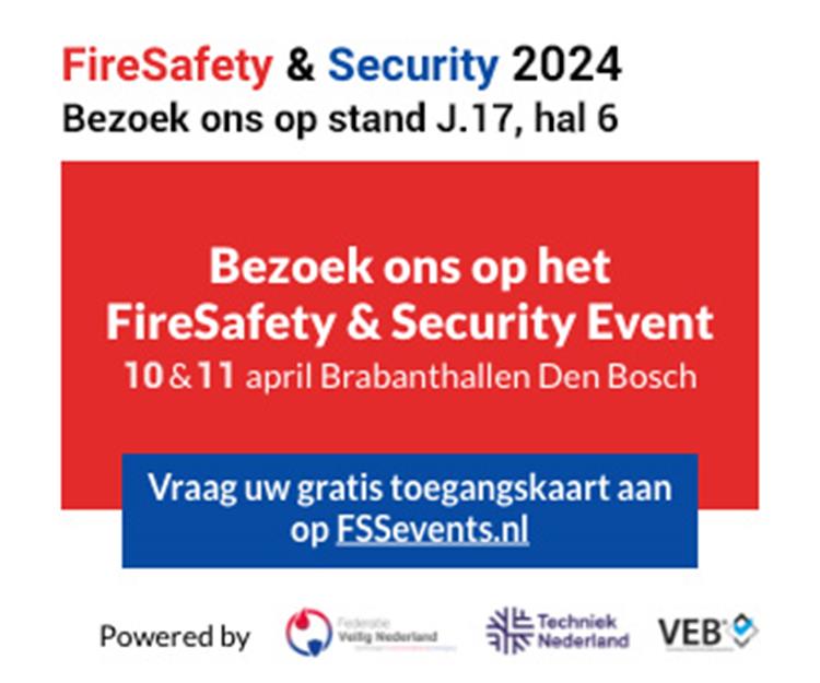 Bezoek ons tijdens het FireSafety & Security Event 2024