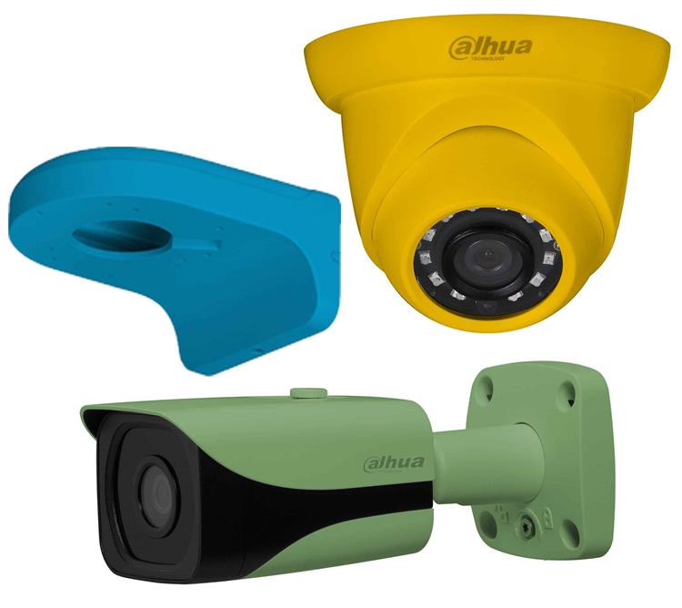 Camera’s in elk gewenste kleur, dat kan!