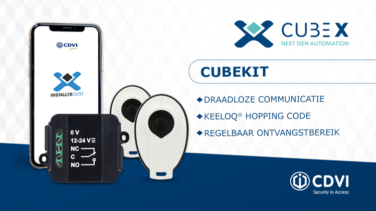CDVI CUBE X: Ontvangers van de vólgende generatie