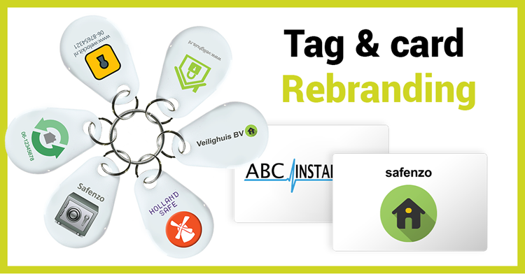 Alphatronics levert tags met logo van de klant