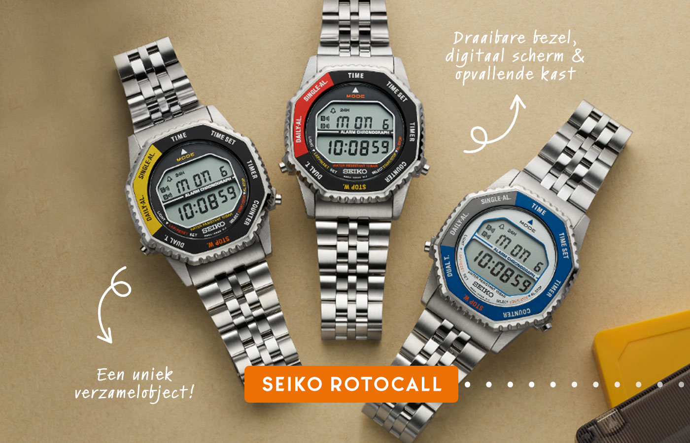 Seiko Rotocall digital quartz