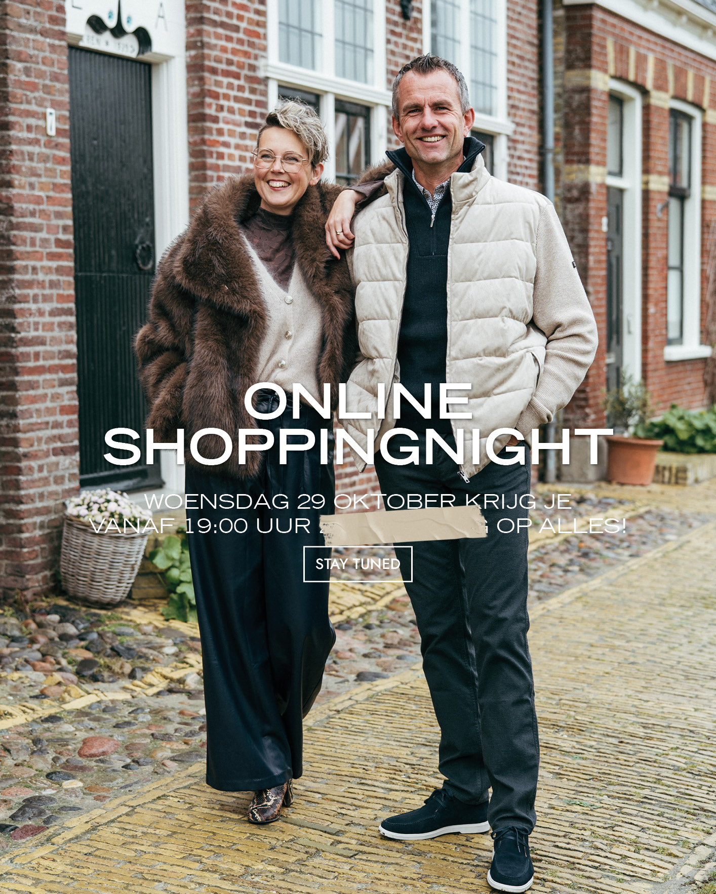 Deze woensdag online shopping night bij Steegenga Mode