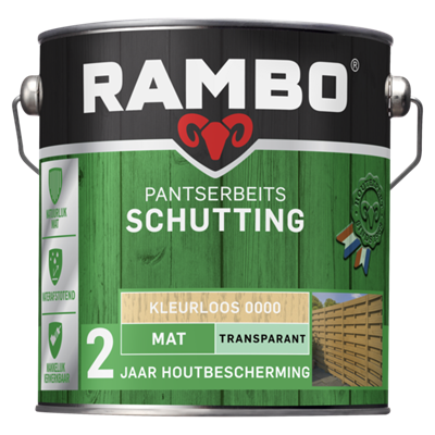 Rambo Pantserbeits Schutting Mat Transparant 0000 2 5 Liter